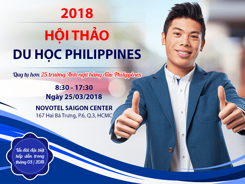 Hội thảo du học Philippines 2018 quy mô lớn nhất tại Việt Nam