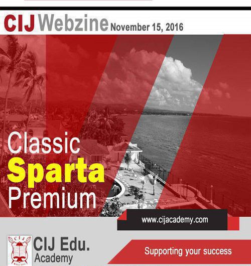 Bản tin CIJ Sparta tuần 03 tháng 11 năm 2016