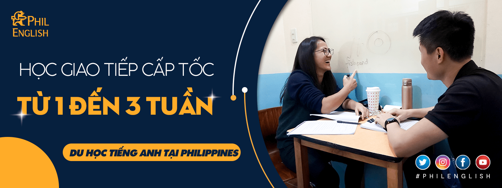 Học tiếng Anh ngắn hạn tại Philippines