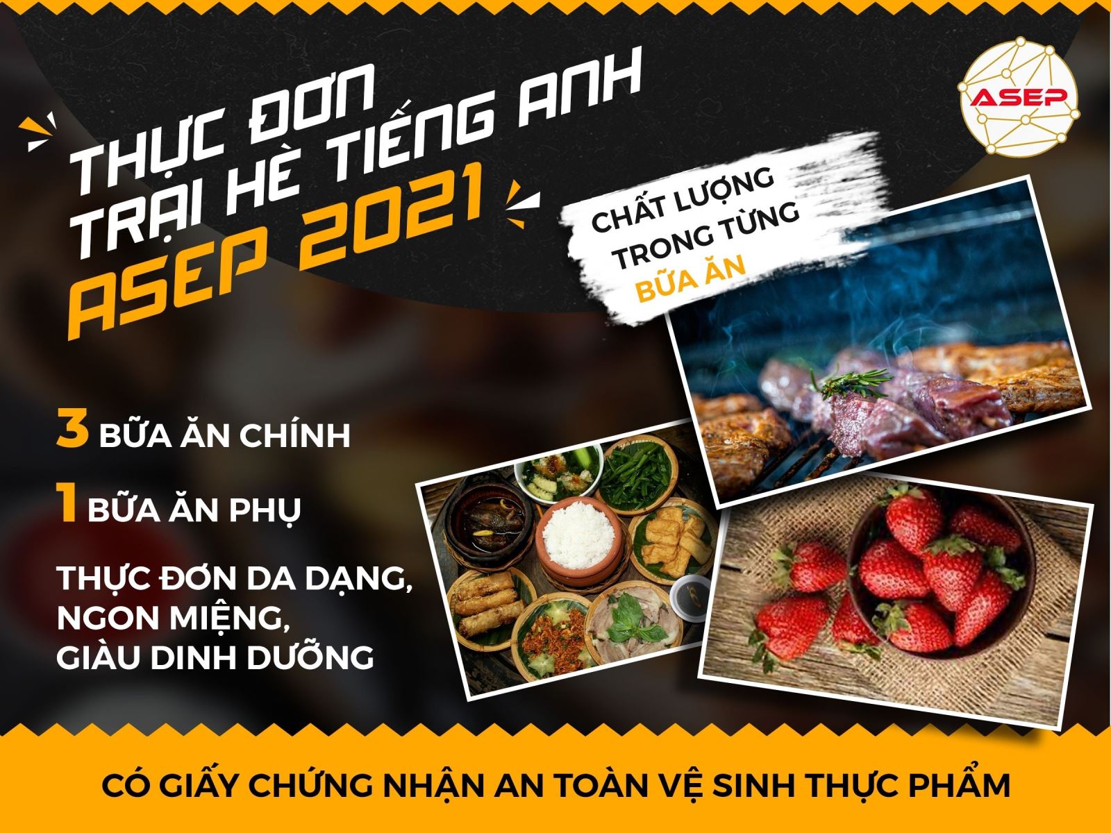 Thực đơn trại hè Đà Lạt 2021