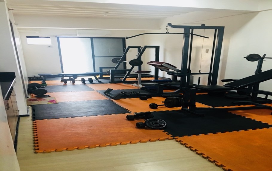 Khu tập Gym của học viên Khu tập Gym của học viên