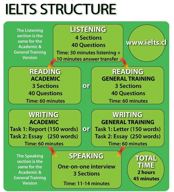 Cấu trúc đề thi IELTS
