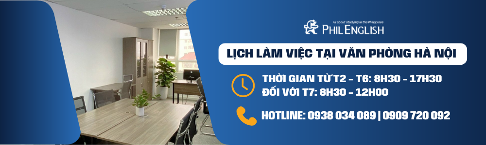 văn phòng tư vấn du học Philippines Phil English Hà Nội