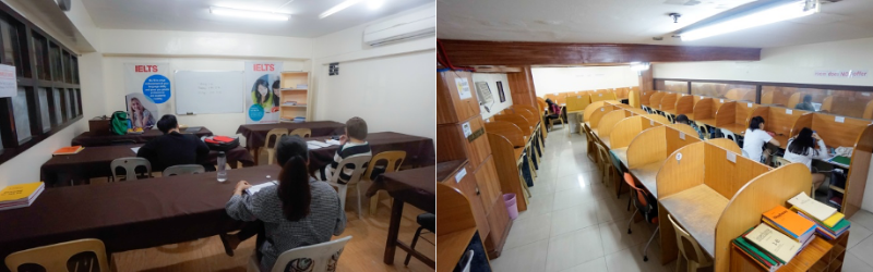 Phòng test và tự học trường CPILS Phòng test và tự học trường CPILS