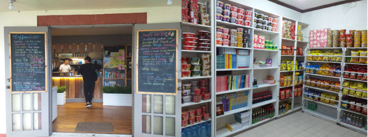 Cafeteria và tạp hoá bên trong trường Cafeteria và tạp hoá bên trong trường