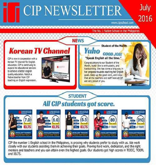 Bản tin trường CIP tháng 7