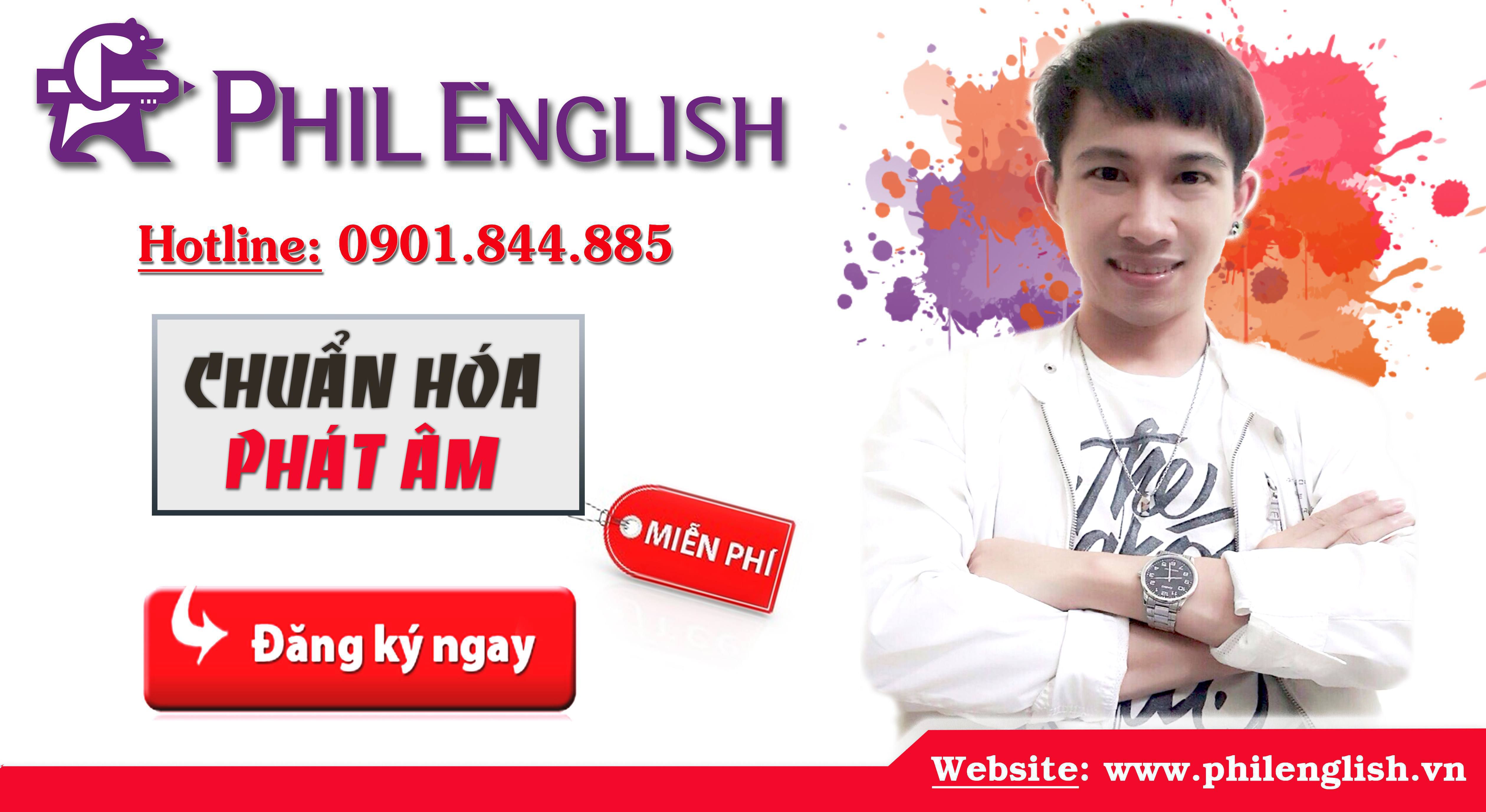 Học chuẩn hóa phát âm miễn phí - Duy nhất chỉ có tại Phil English!