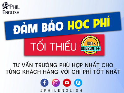 Đảm bảo học phí tối thiểu chỉ có tại Phil English!