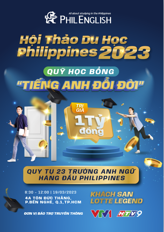 Hội thảo du học Philippines 2023 - Quy tụ 23 trường Anh ngữ hàng đầu Philippines