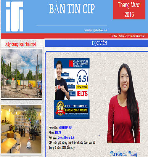 Bản tin CIP tháng 10 năm 2016