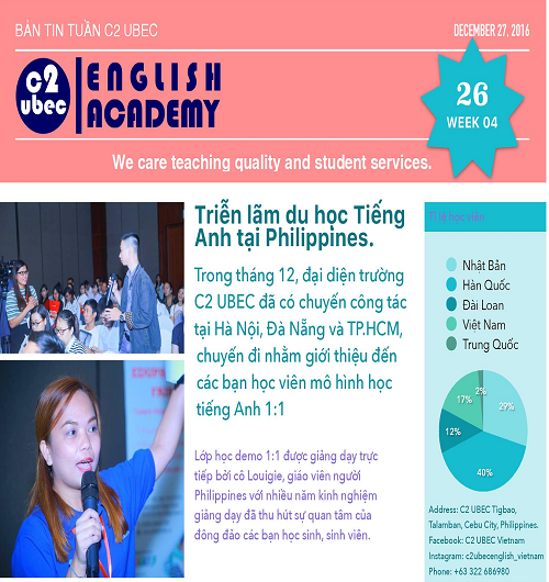 Bản tin C2 UBEC tuần 04 tháng 12 năm 2016