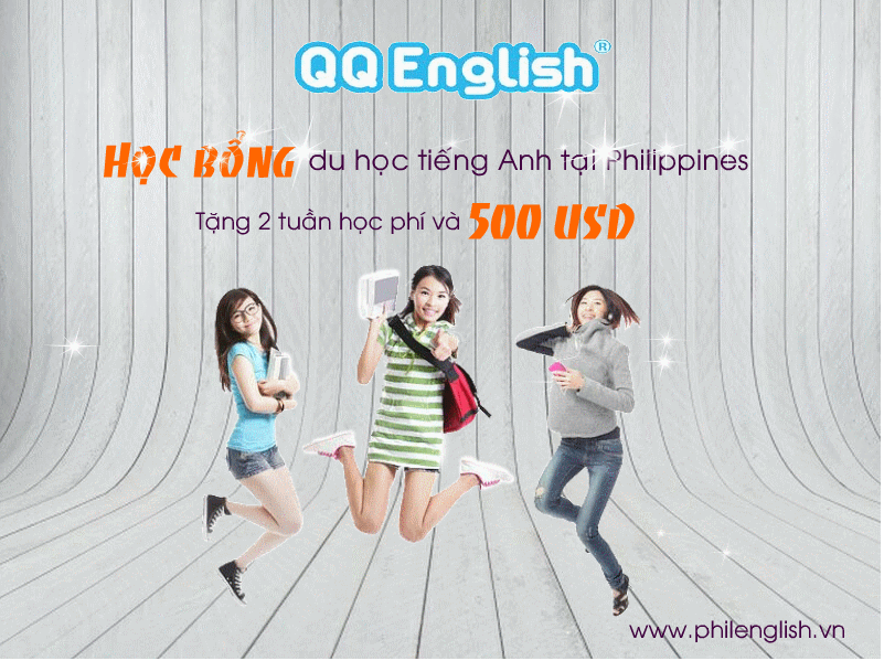 Hỗ trợ học phí từ trường Anh ngữ QQ English