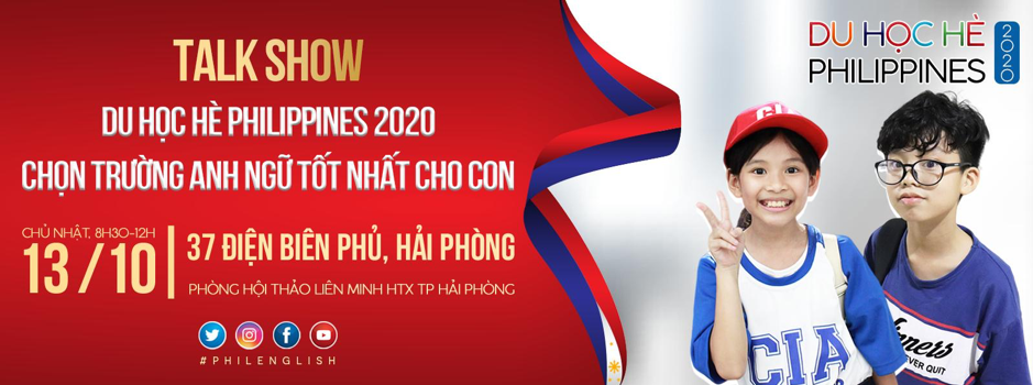 Phil English tổ chức Talkshow du học hè Philippines 2020 tại Hải Phòng với chuyên đề: Chọn trường Anh ngữ tốt nhất cho con