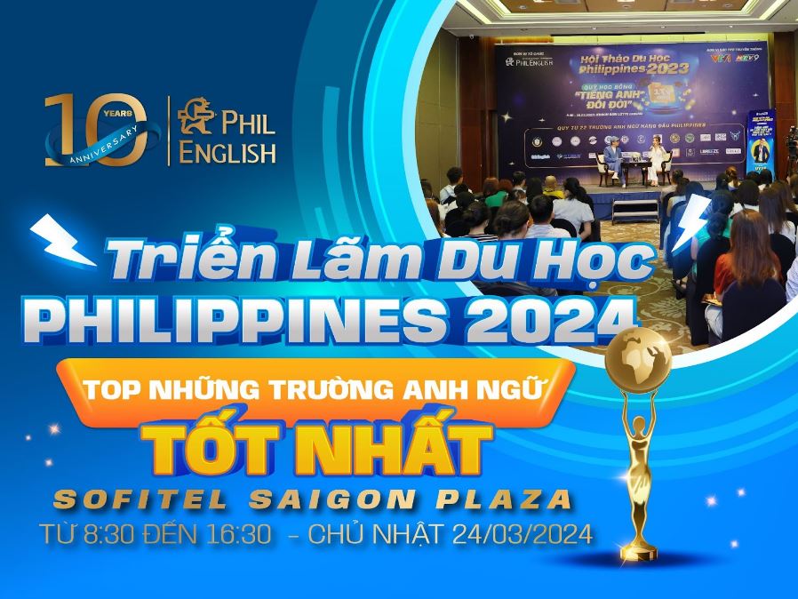 Triển lãm du học Philippines 2024 : Top những trường Anh ngữ tốt nhất